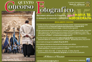 5° Concorso Fotografico Maria SS Addolorata – Scadenza 12 Aprile 2015