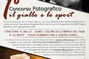 Concorso Fotografico “Il Giallo e Lo Sport” – Scadenza 20 Luglio 2016