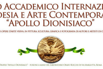 Premio Internazionale d’Arte Contemporanea Apollo dionisiaco Roma – Scadenza 10 Giugno 2017