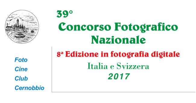 39° Concorso Fotografico Nazionale 2017