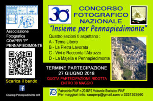 30° Concorso Fotografico Nazionale "Insieme per Pennapiedimonte"