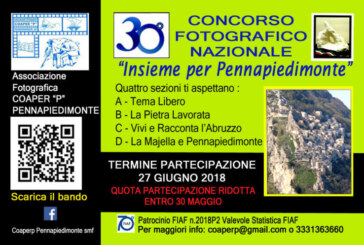 30° Concorso Fotografico Nazionale “Insieme per Pennapiedimonte” – Scadenza 27 Giugno 2018