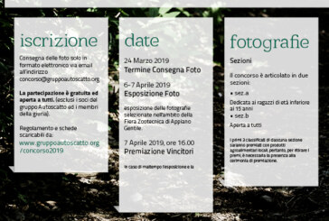 Concorso fotografico 2019 – Sentieri – Scadenza 24 Marzo 2019